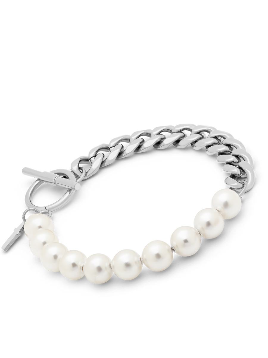 Pearls/Curb Bracelet