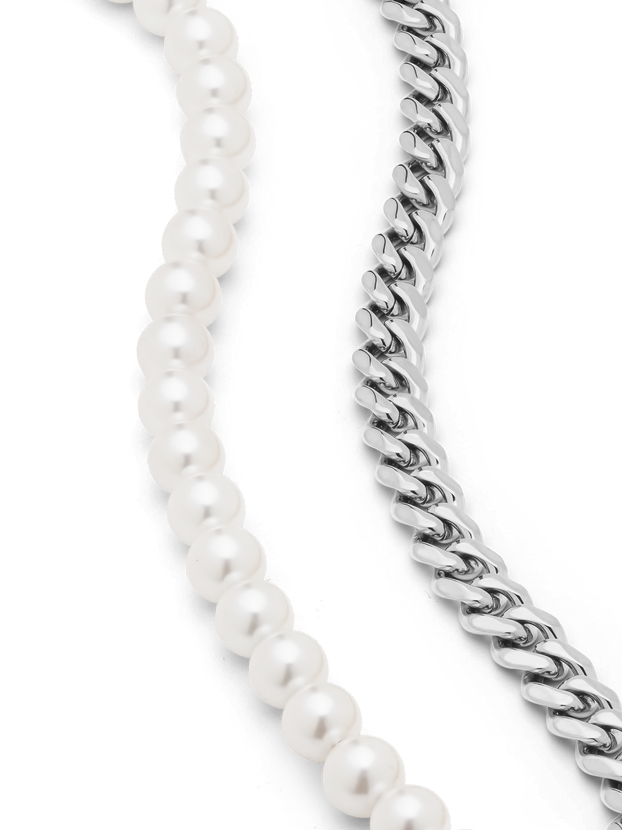 Pearls/Curb Chain