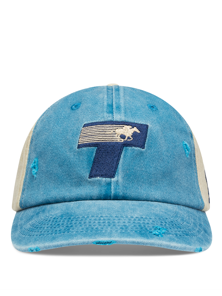 Detroit Derby Strapback Cap (Washed Denim Blue)