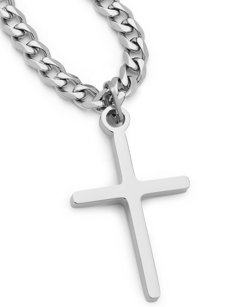 Cross Necklace (Steel)