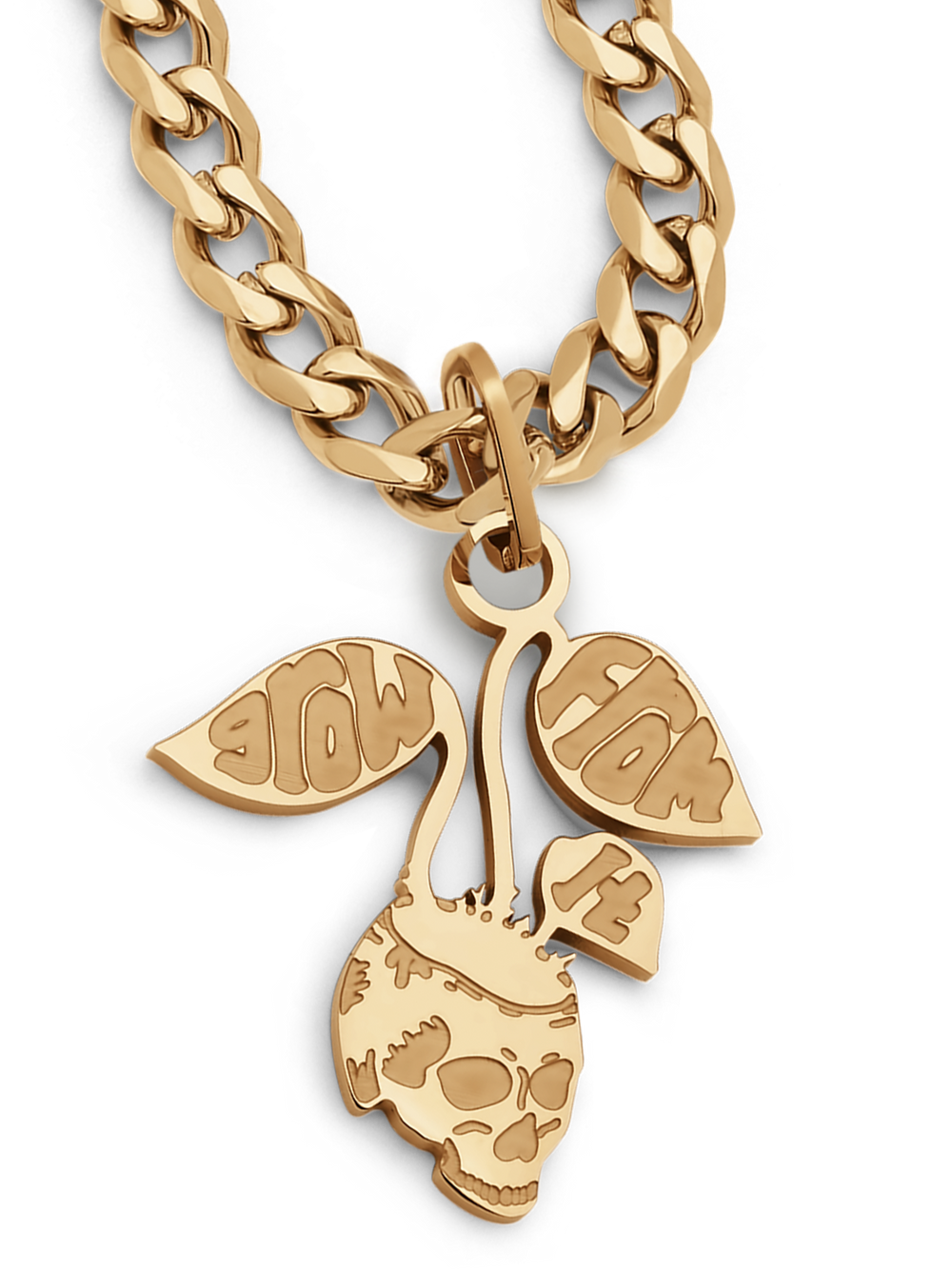 Grow From It Necklace (Gold)