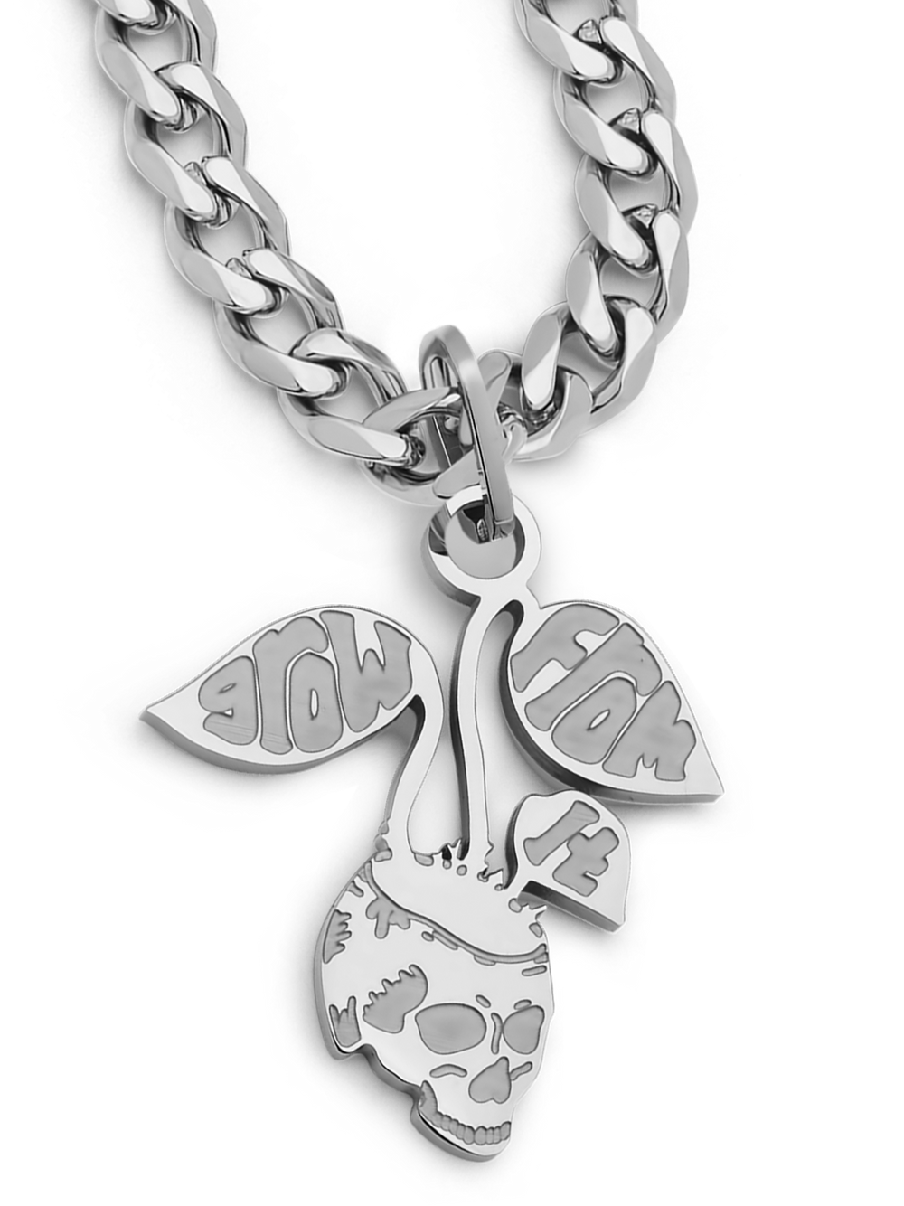 Grow From It Necklace (Steel)