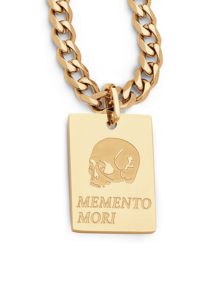 Memento Mori Necklace (Gold)