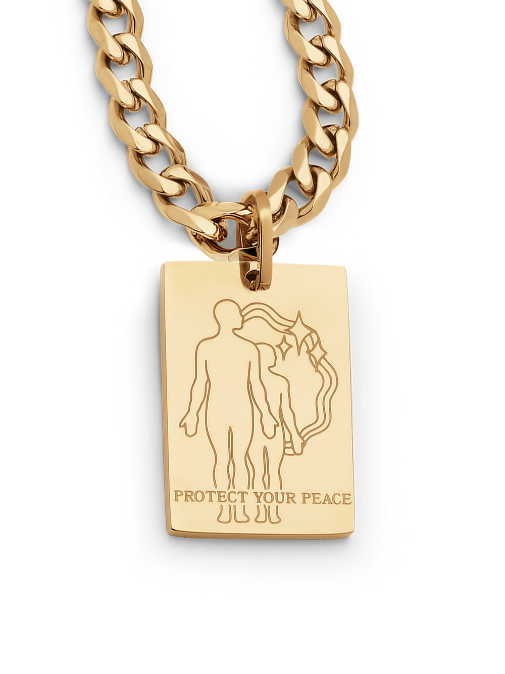 Protect Your Peace Necklace (Gold)