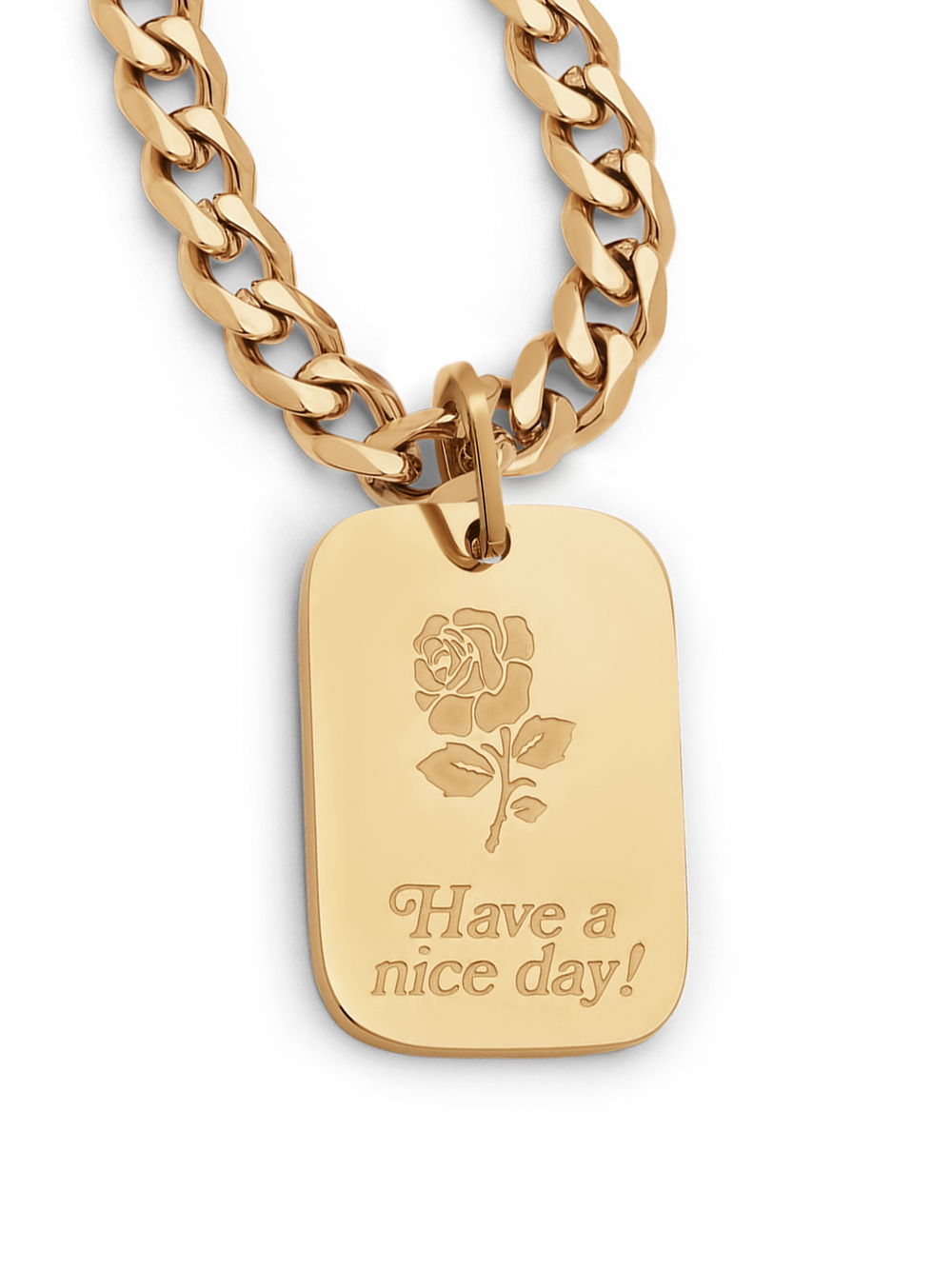 Rose Necklace (Gold)