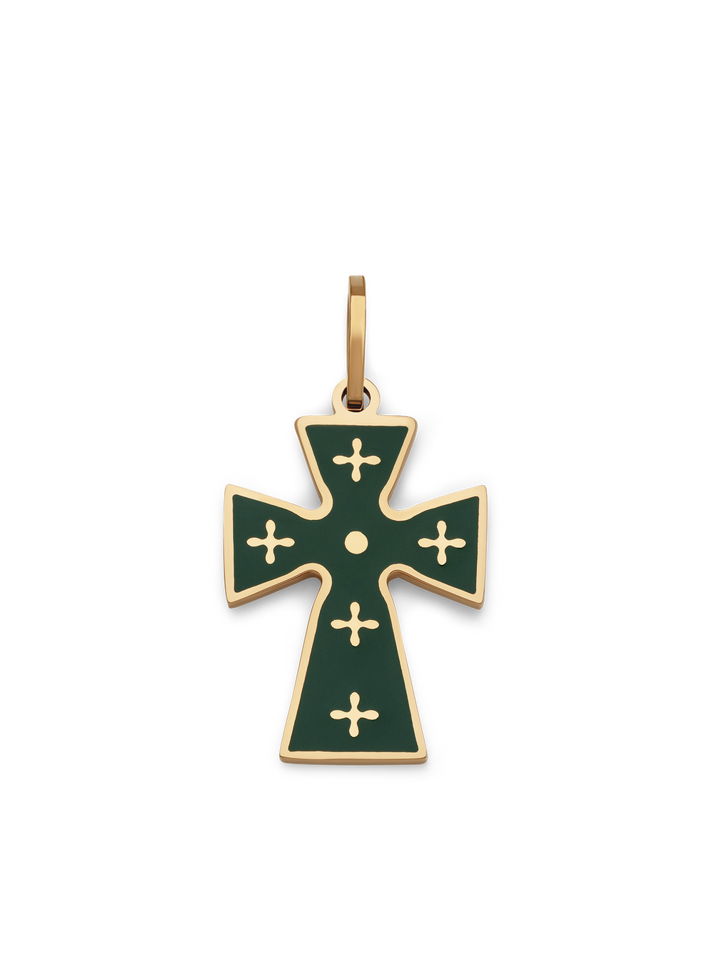 Enamel Cross Pendant