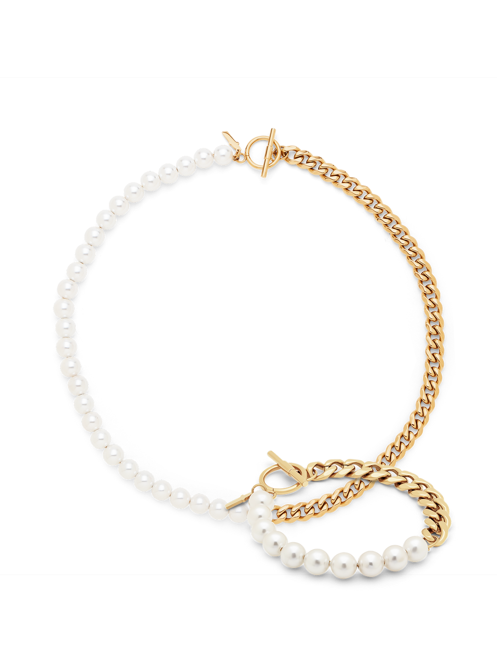 Pearls Curb Set (Gold)