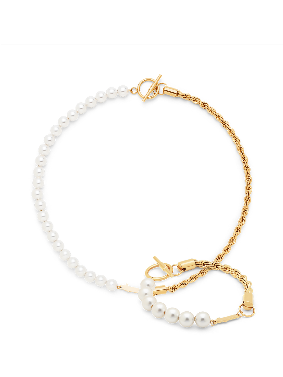 Pearls/Rope Set (Gold)